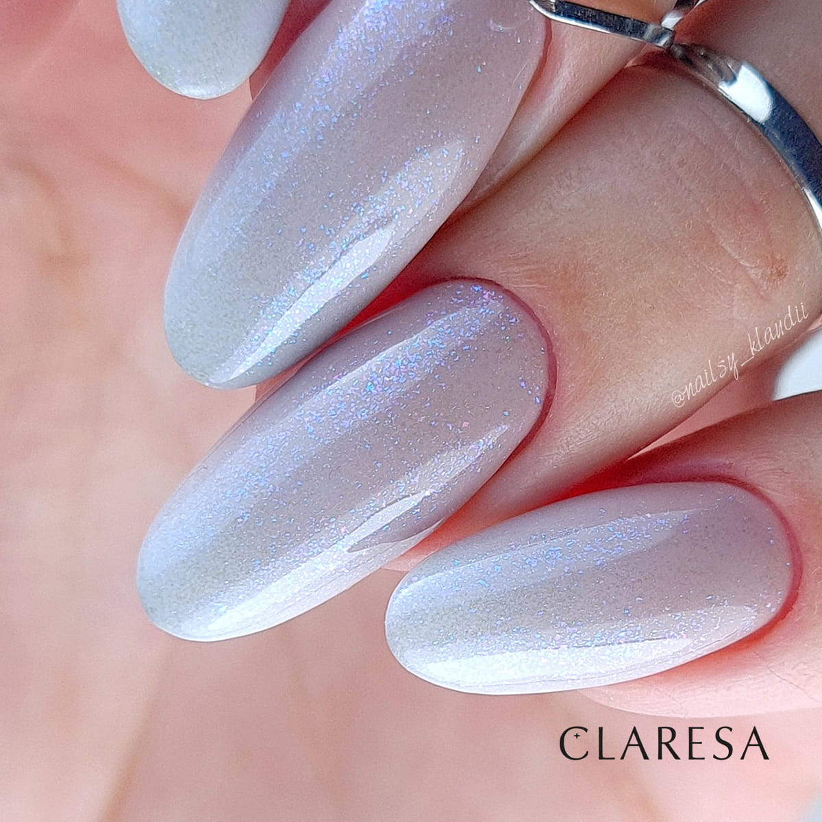 Claresa | Top No Wipe Glitter Blue - 5ml
