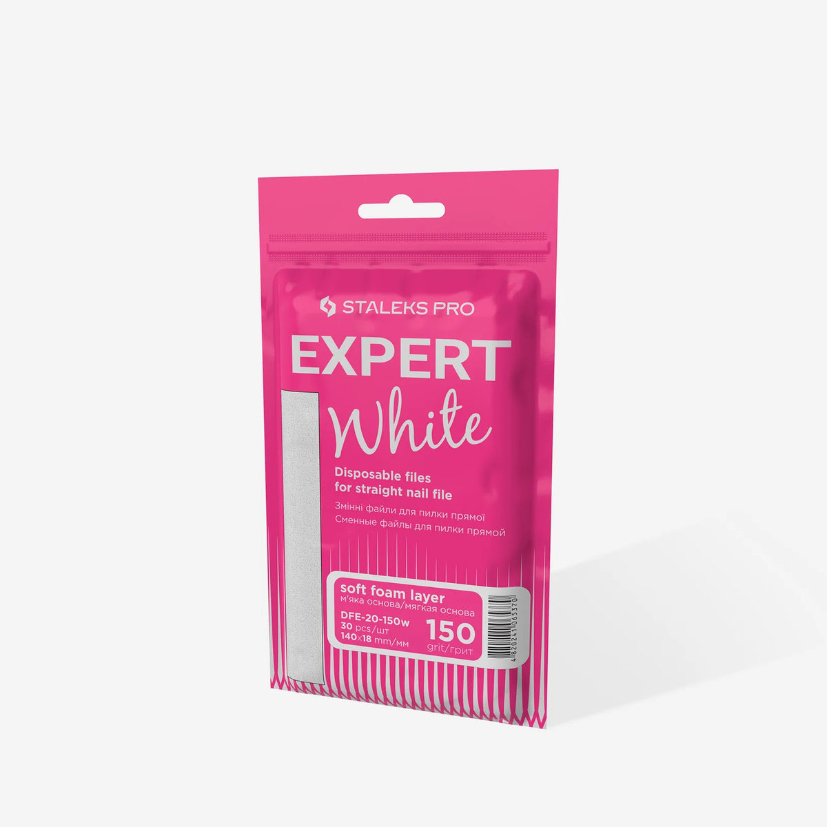 STALEKS | EXPERT 20 Limes adhésives jetables base souple pour lime droite, grain 150 (30 pièces)