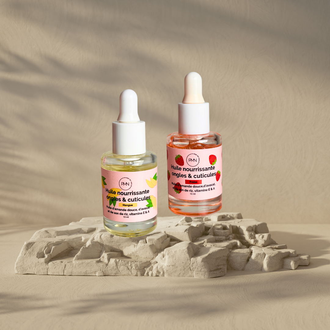 Pop My Nails | Duo d'huiles nourrissantes ongles & cuticules mangue & fraise