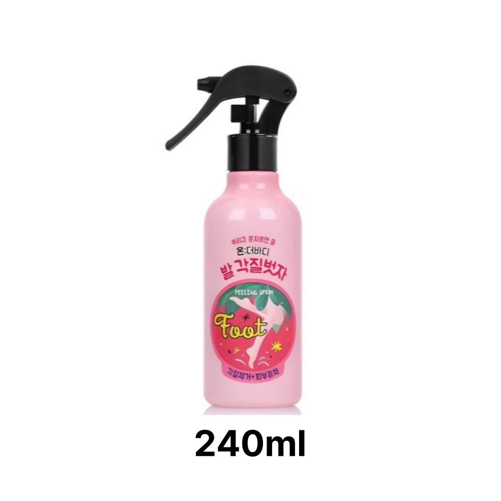 ON THE BODY | Peeling en spray pour les pieds - 240 ml