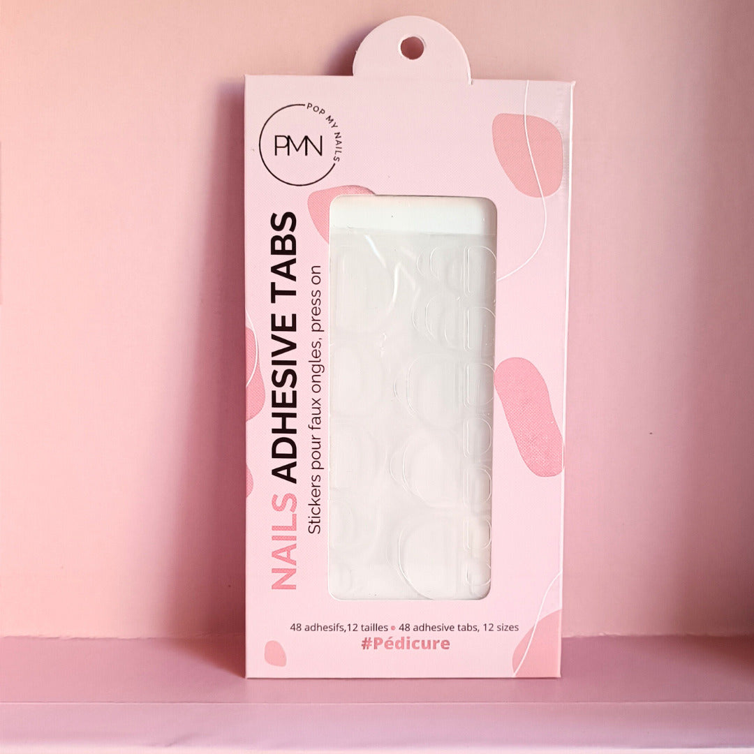 🎁 Pop My Nails | Adhesive tabs - Pédicure (Discount)
