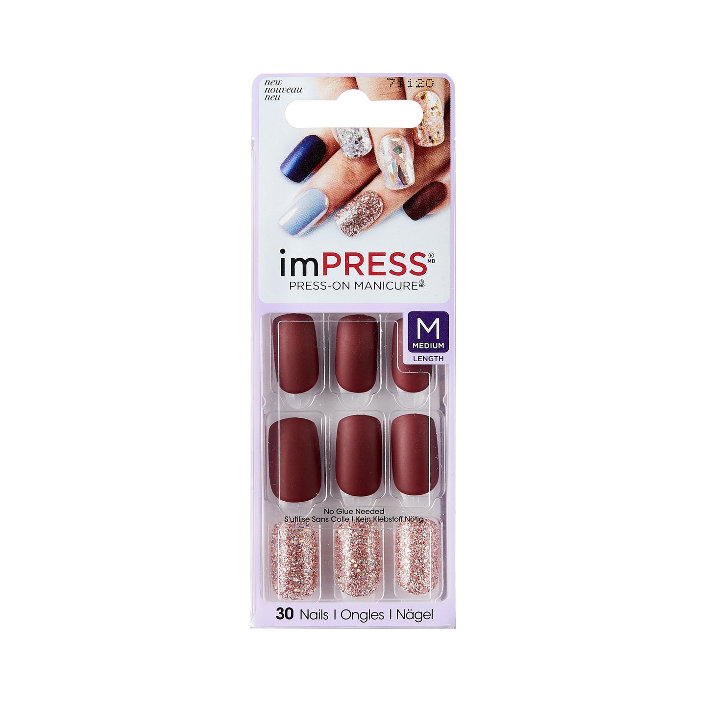 imPRESS Press-on Manicure - Medium - Forbidden