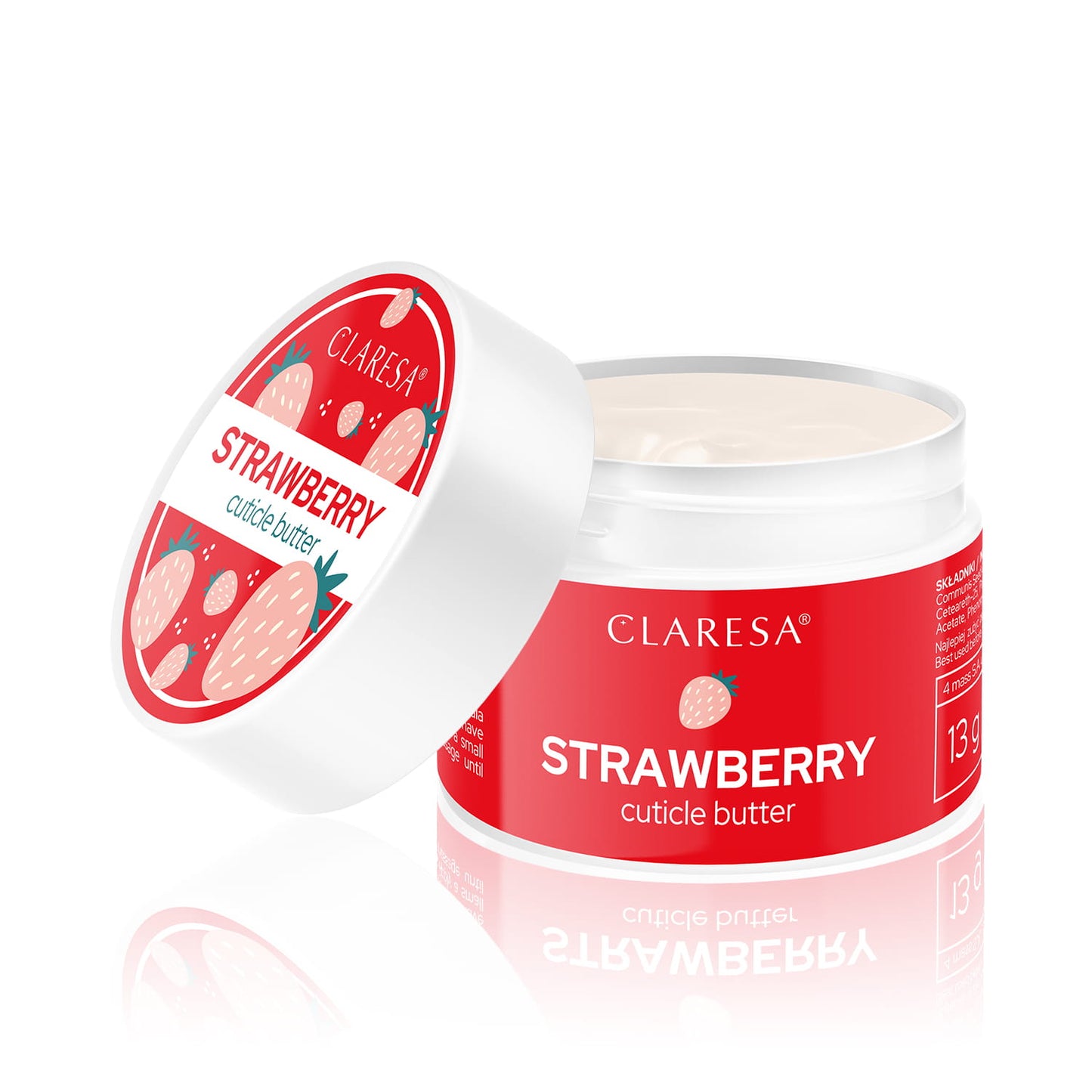 Claresa | Baume pour cuticules 13g - parfum fraise