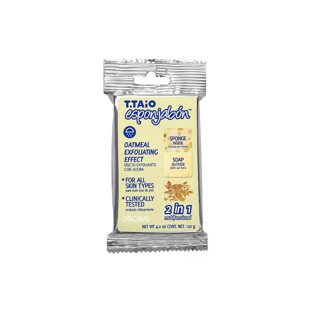 T.TAIO | Esponjabon - éponge savonneuse "Oatmeal" - exfoliant