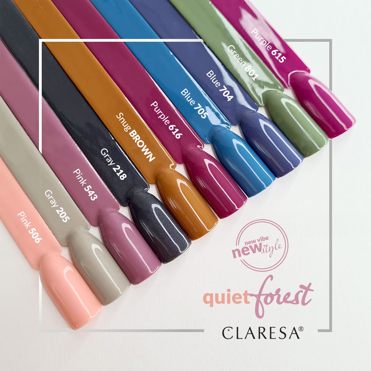 Claresa | Vernis semi-permanent Vert n°801 - 5ml