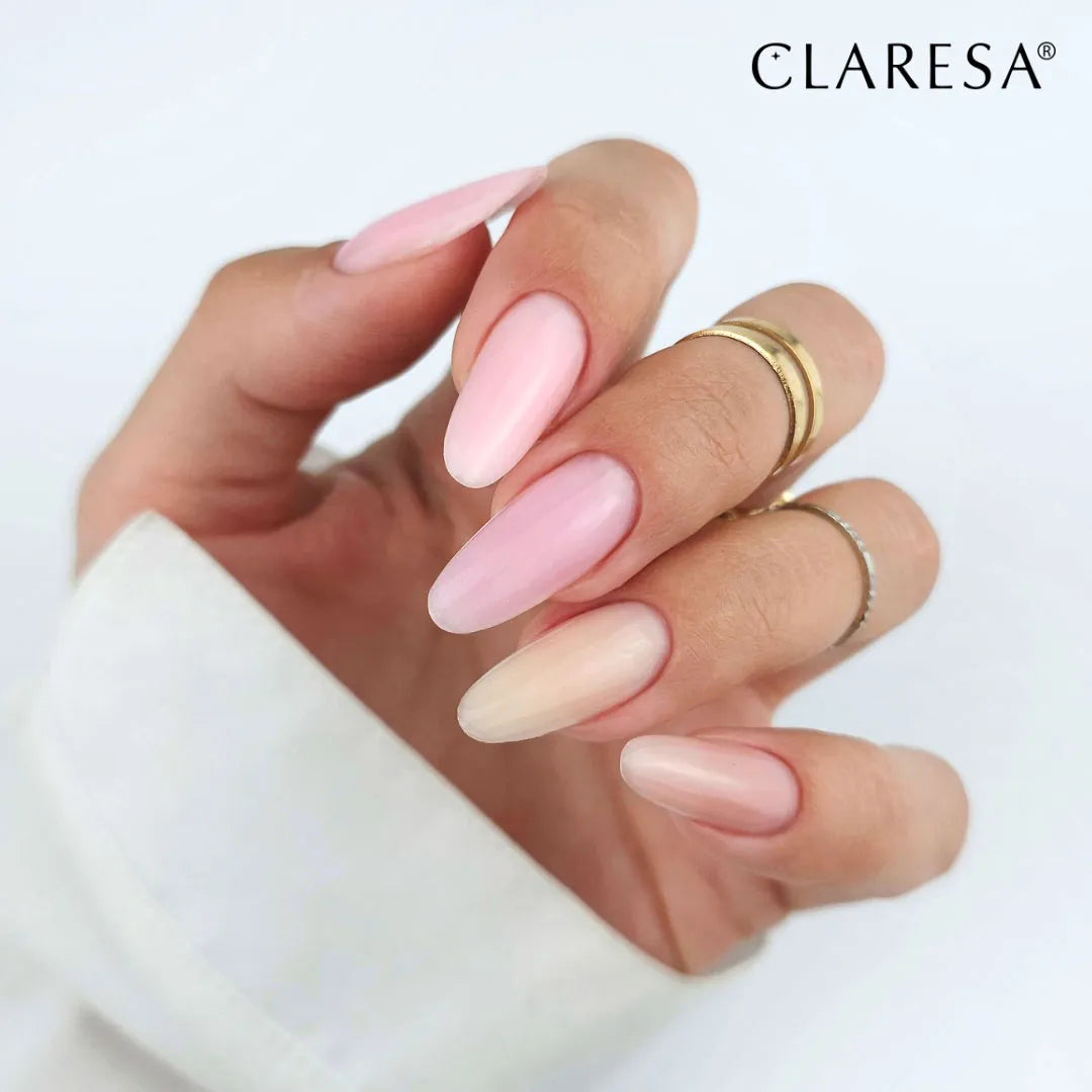 Claresa | Pack Gel Builder Hard & Easy 3x45g - Light Beige, Milky Pink, Milky White