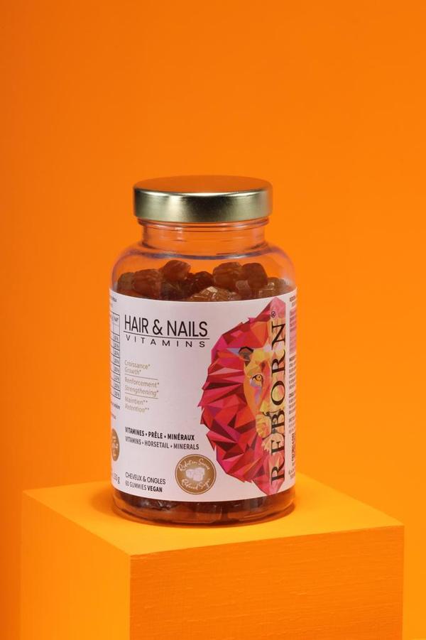 Reborn | Compléments alimentaires ongles & cheveux - 3 mois de cure - 3x60 gummies