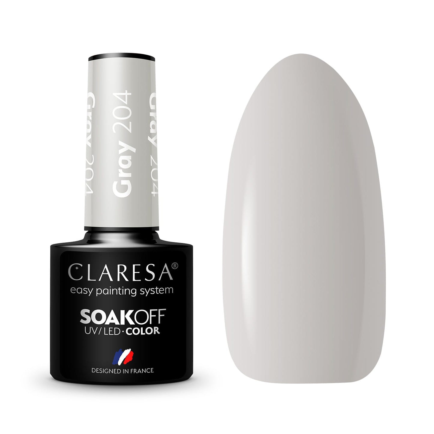 Claresa | Vernis semi-permanent Gris n°204 - 5ml
