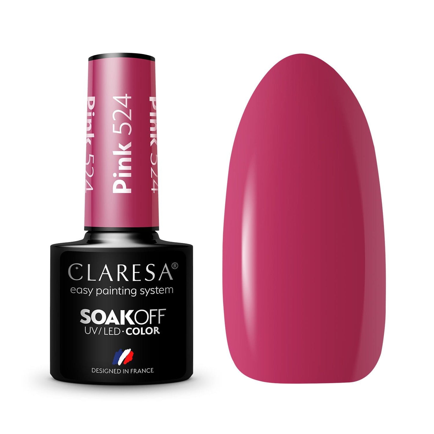 Claresa | Vernis semi-permanent Rose n°524 - 5ml
