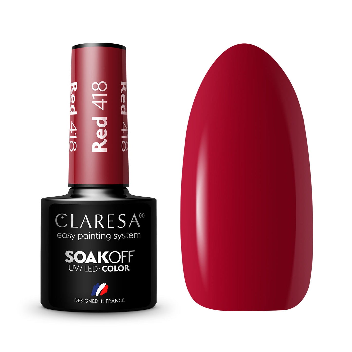Claresa | Vernis semi-permanent Rouge n°418 - 5ml
