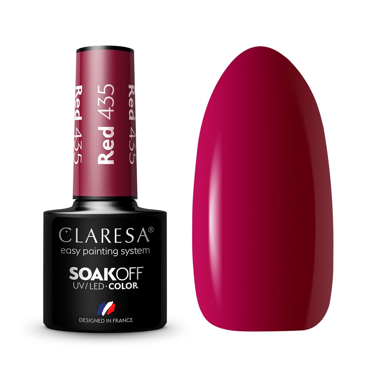 Claresa | Vernis semi-permanent Rouge n°435 - 5ml