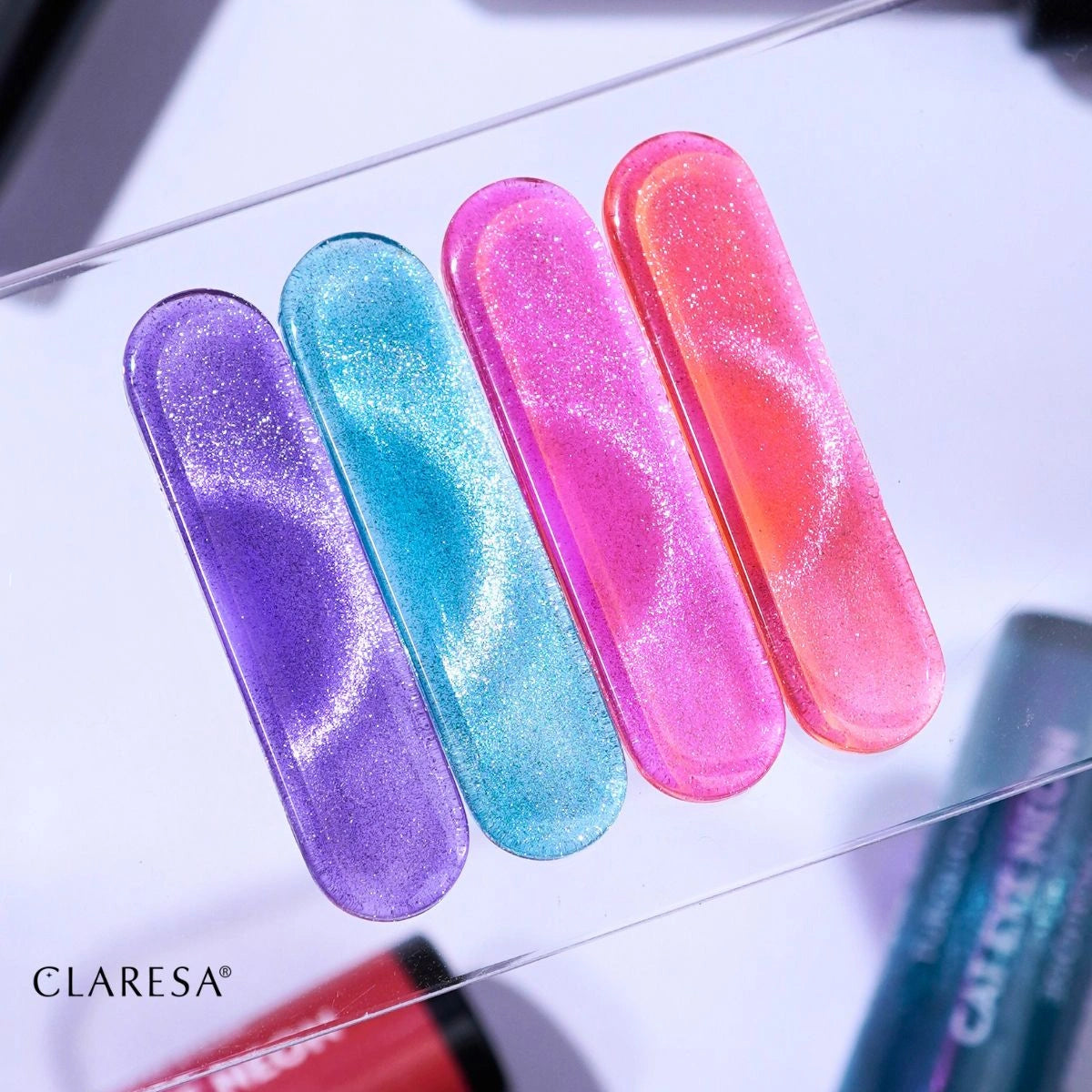 Claresa | Vernis semi-permanent Cat Eye Neon - Turquoise - 5ml