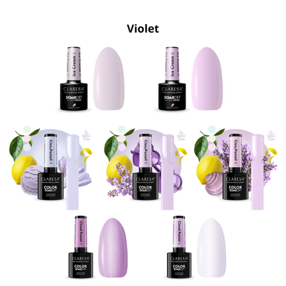 Claresa | Pack de 50 vernis semi-permanents à composer (50 x 5ml)