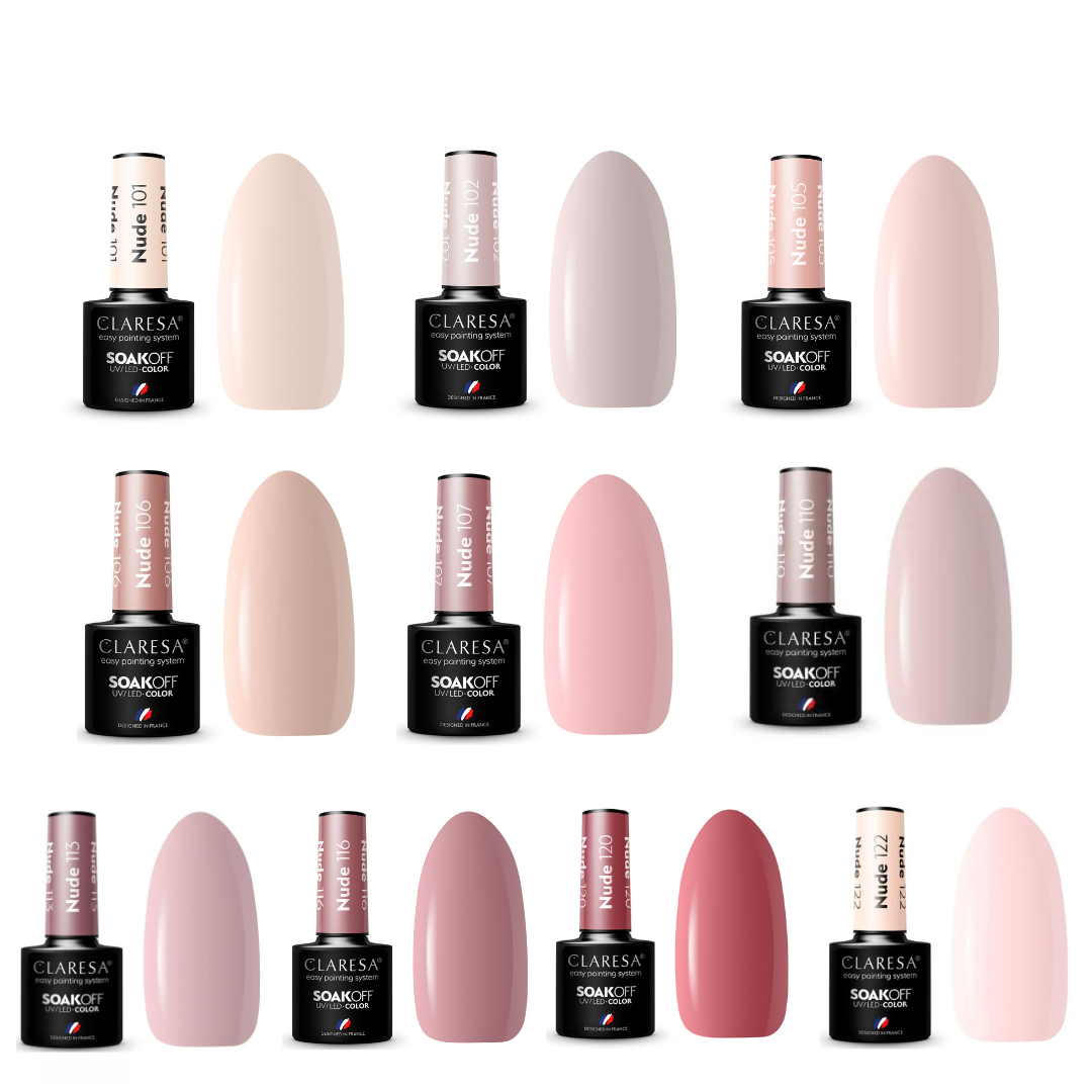 Pack de 30 vernis semi-permanents Claresa au choix