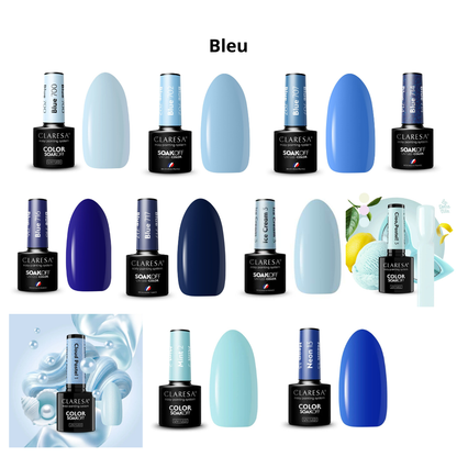 Claresa | Pack de 50 vernis semi-permanents à composer (50 x 5ml)