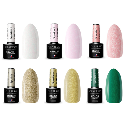 Pack de 30 vernis semi-permanents Claresa au choix