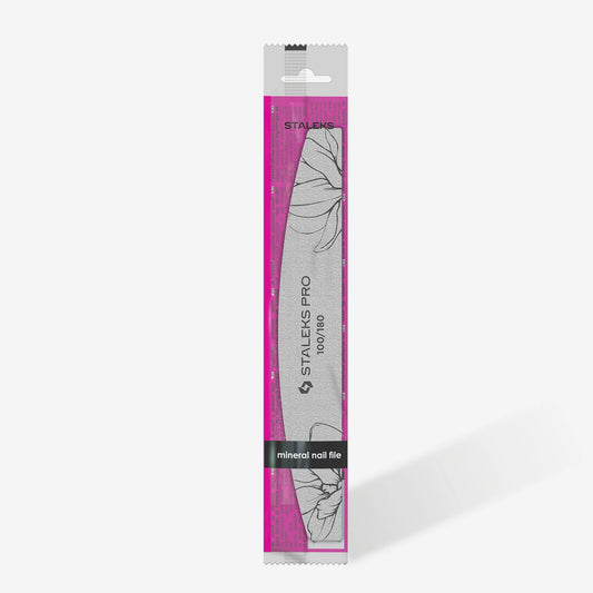 Staleks | Lime à ongles minérale forme croissant EXPERT 40, 100/180 - 1 pièce