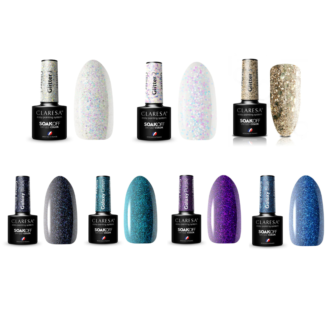 Pack de 30 vernis semi-permanents Claresa au choix