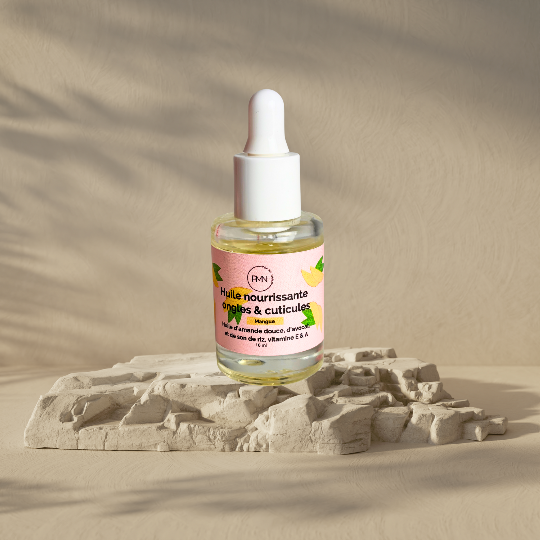 🎁 Pop My Nails | Huile nourrissante ongles & cuticules parfum mangue (Discount)