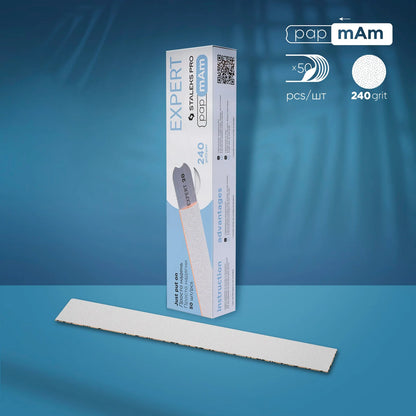 Staleks | Embouts interchangeables papmAm pour lime droite 240 EXPERT 22 - 50 pcs