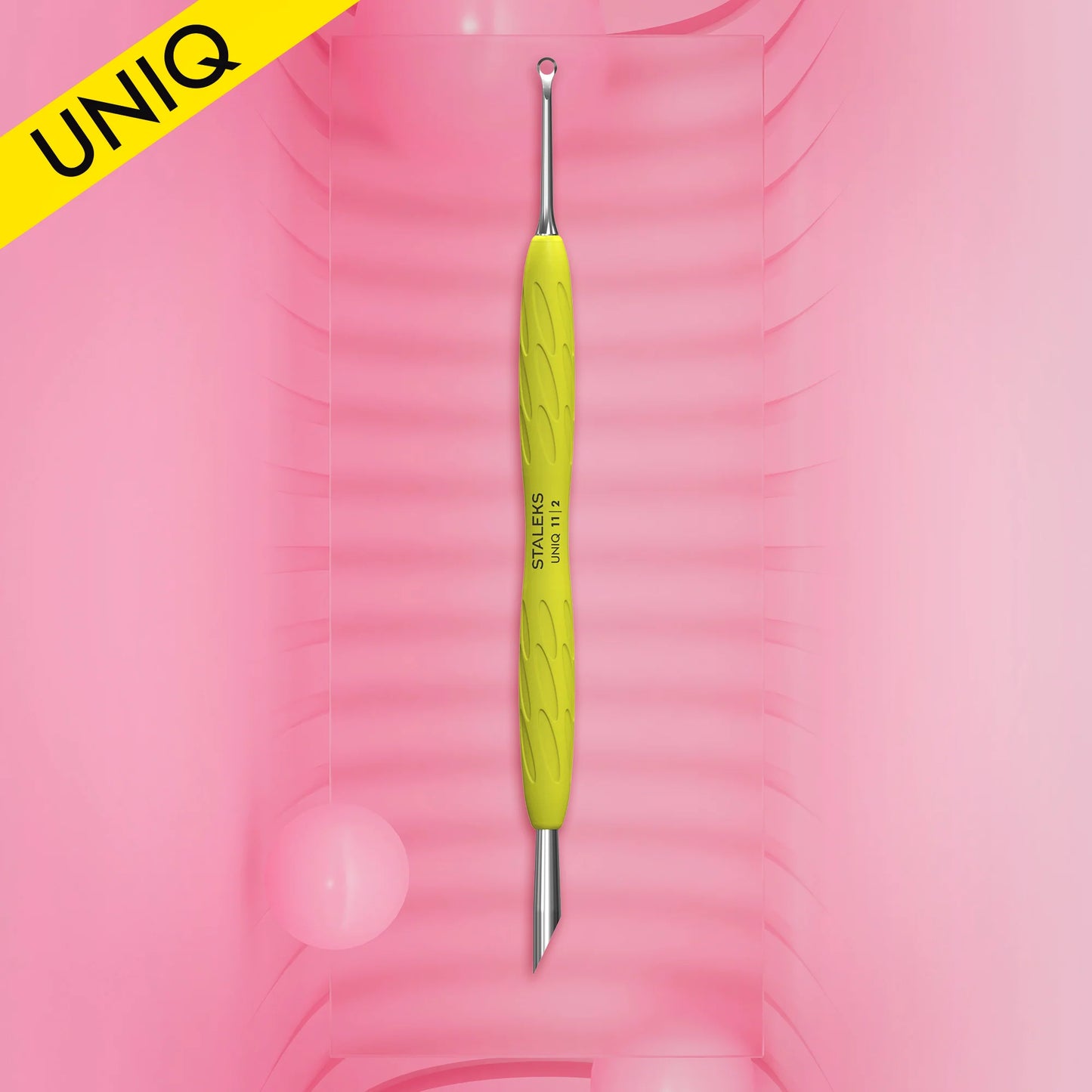 Staleks | Repousse cuticules avec manche en silicone "Gummy" UNIQ 11 TYPE 2