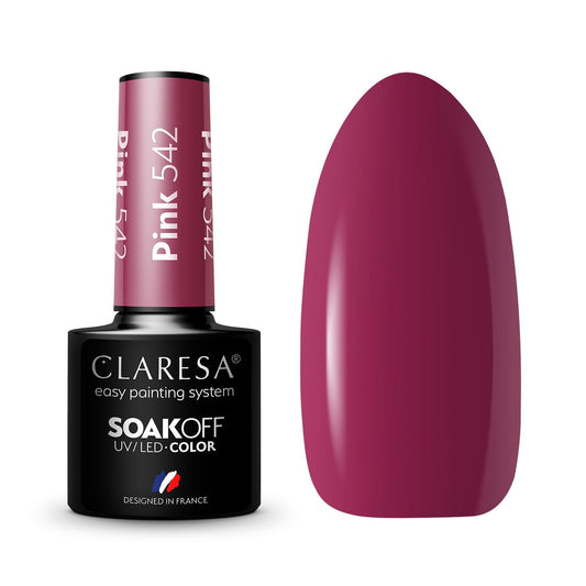 Claresa | Vernis semi-permanent Rose n°542- 5ml