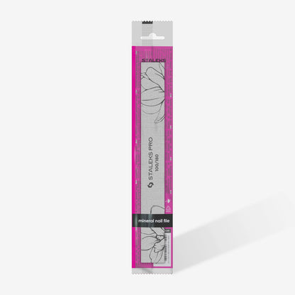 Staleks | Lime à ongles minérale droite  EXPERT 20,  100/180 - 1 pièce