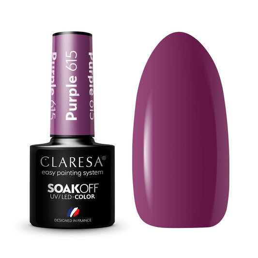 Claresa | Vernis semi-permanent Violet n°615 - 5ml