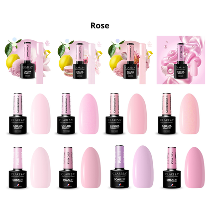 Claresa | Pack de 50 vernis semi-permanents à composer (50 x 5ml)