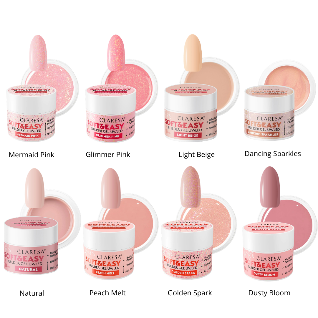 Claresa | Pack de 3 builder gels à composer (3x12g)