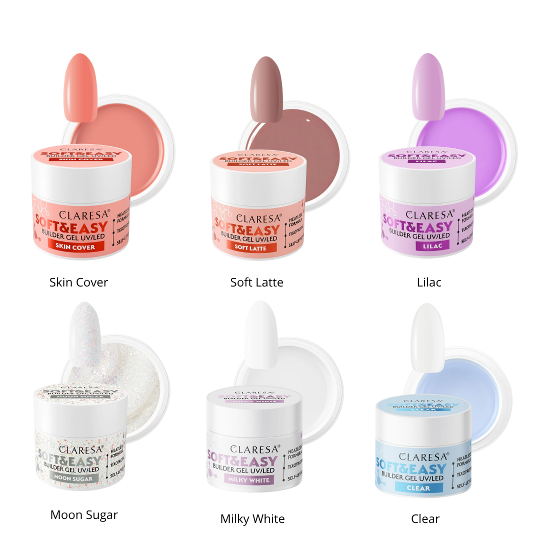 Claresa | Pack de 3 builder gels à composer (3x12g)