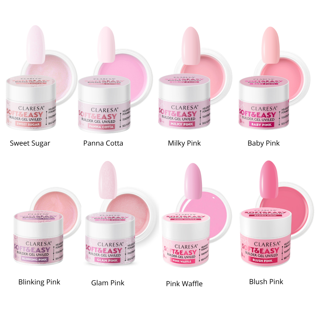 Claresa | Pack de 3 builder gels à composer (3x12g)