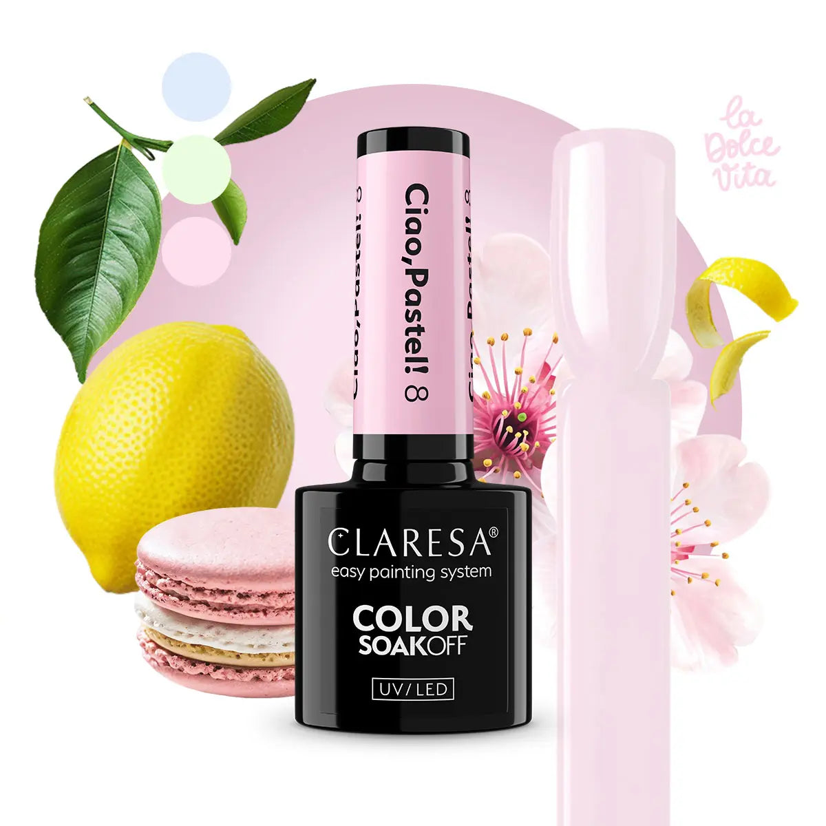 Claresa | Vernis semi-permanent Ciao,Pastel ! n°8