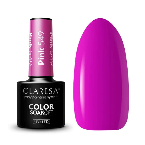 Claresa | Vernis semi-permanent  Rose n°549 - 5ml