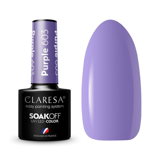 Claresa | Vernis semi-permanent Violet n°603 - 5ml