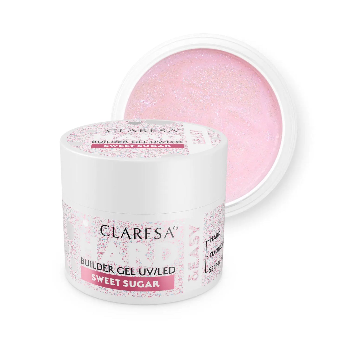 Claresa | Gel de construction - Hard&Easy - Sweet Sugar  12g