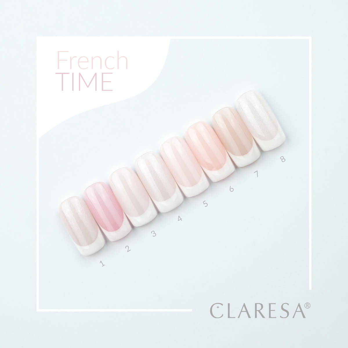 Claresa | Vernis semi-permanent French Time n°8 -  5ml
