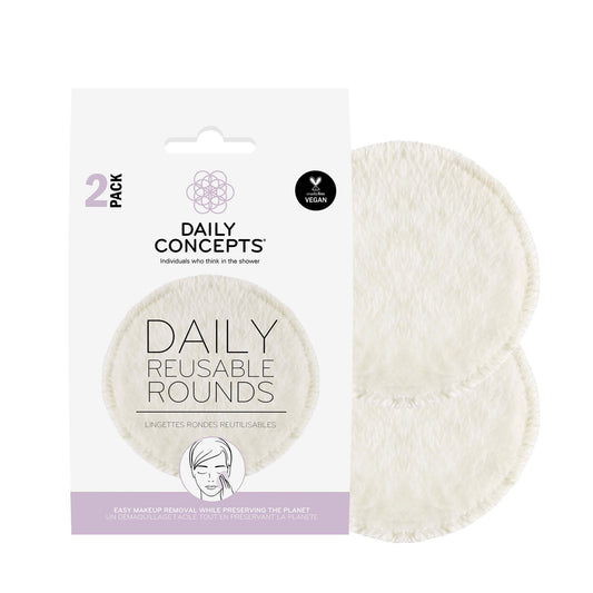 Daily Concepts | 2 Disques démaquillants réutilisables x3