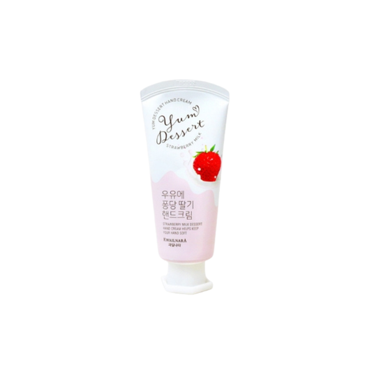 YUM DESSERT | Crème mains parfum lait à la fraise - 60 ml