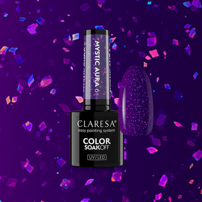 Claresa | Vernis semi-permanent - Mystic Aura n°6 (Violet) - 5ml