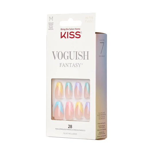 Kiss Products | Faux ongles KS Voguish Fantasy  French - Disco Ball