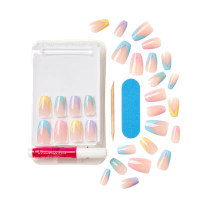 Kiss Products | Faux ongles KS Voguish Fantasy  French - Disco Ball