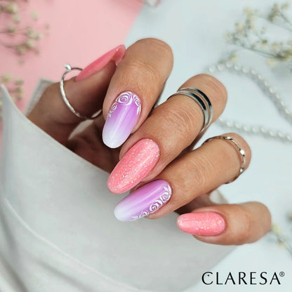Claresa | Gel en bouteille - Brush Easy Gel -Glitter Peach - 5 ml
