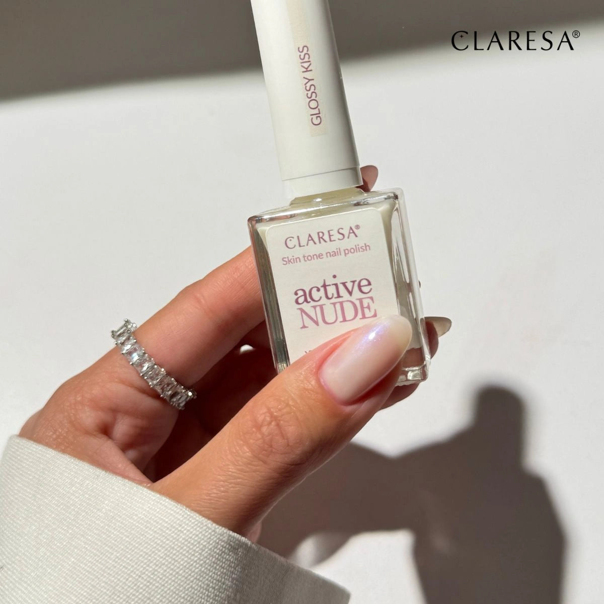 Claresa | Vernis soin Active Nude - Glossy Kiss - 9,5ml