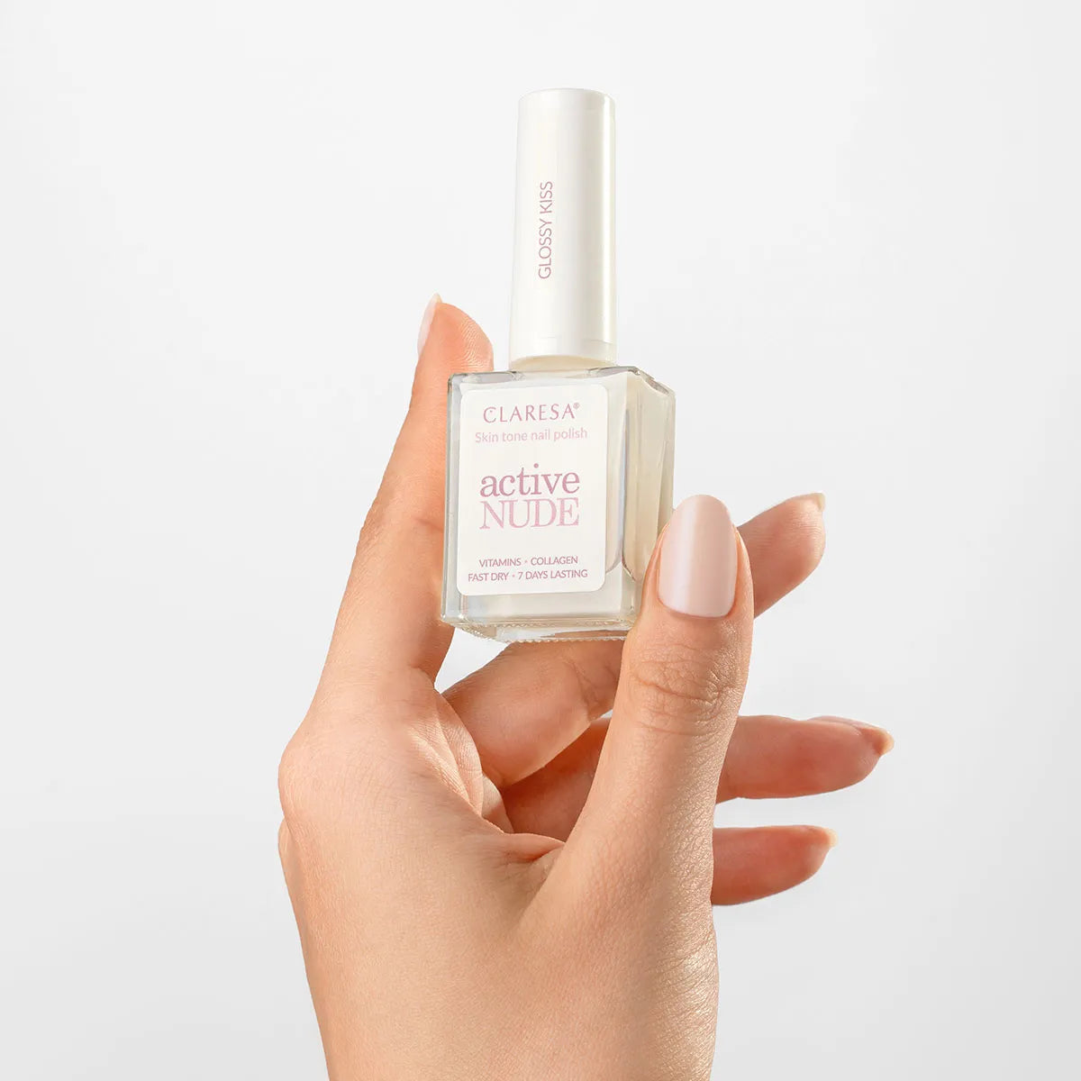 Claresa | Vernis soin Active Nude - Glossy Kiss - 9,5ml