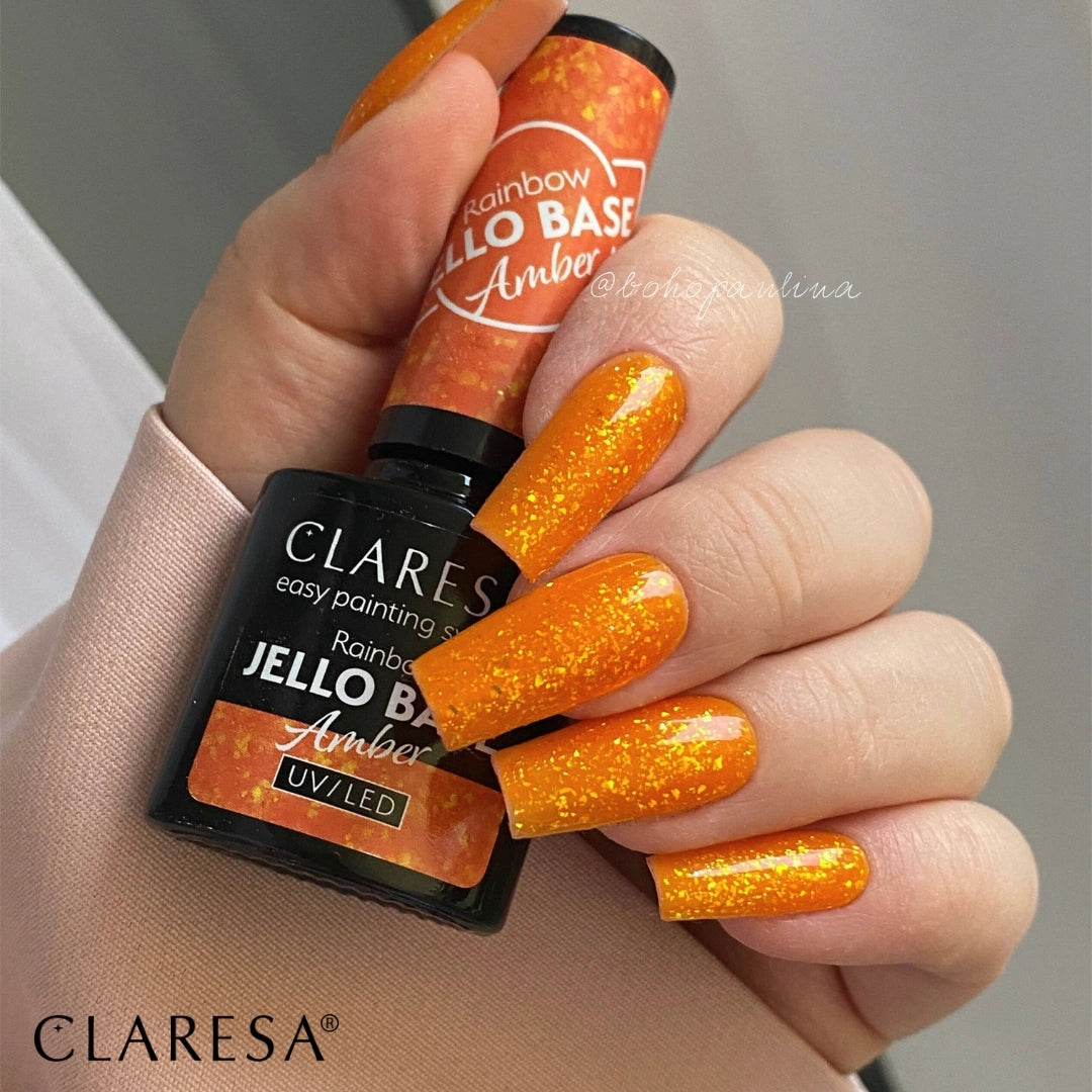 Claresa | Rainbow Jello Base Amber (Orange) - 5 ml