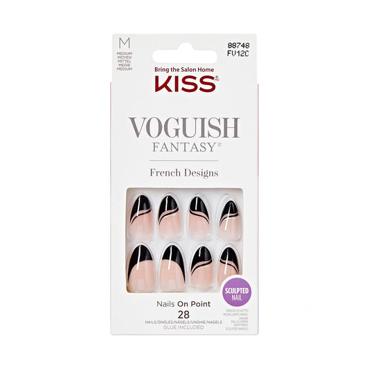 Kiss Products | Faux ongles KS Voguish Fantasy  French - Magnifique