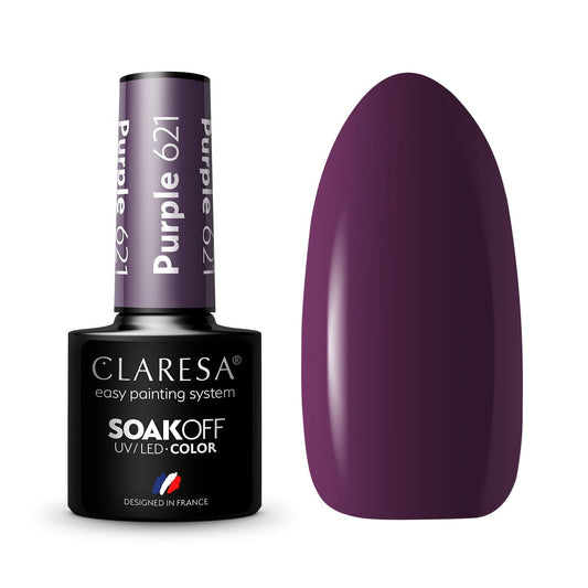 Claresa | Vernis semi-permanent Violet n°621 - 5ml