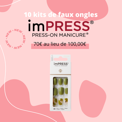 10 kits de press on imPRESS