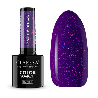 Claresa | Vernis semi-permanent - Mystic Aura n°6 (Violet) - 5ml
